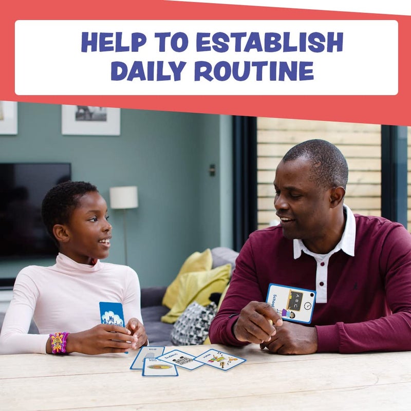 Amonev My Out and About Activity Cards 27 Flash Cards for Visual aid Special Ed, Speech Delay Non Verbal Children and Adults with Autism or Special Needs - Image 2